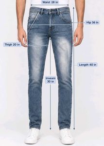 Stylish Blue Denim Jeans pack of 2