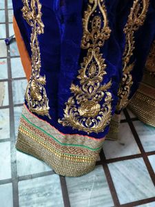 lehenga style saree with blouse