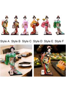 Japanese Geisha Doll Figurines