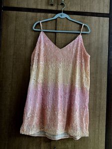 Sparkly Ombre Sequin Slip Dress