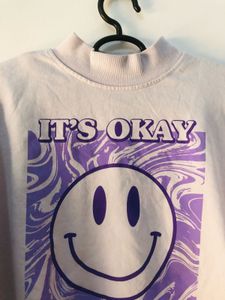 "It's Okay" Smiley Face Sweatshirt