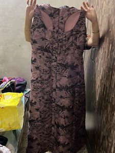 pink gown