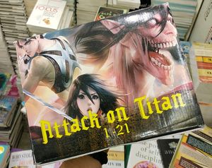 Attack On Titan Parts 1-21 Boxed Book Sets