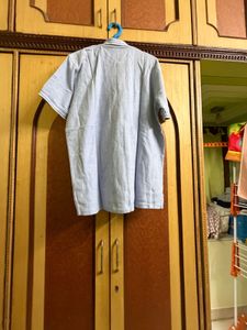 Peter England Blue Polo T-Shirt
