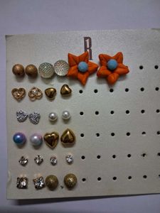 Assorted Stud Earrings Set