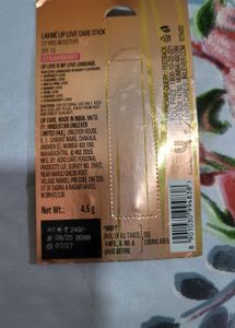 Lakme Lip Love Care Stick SPF 15 Strawberry