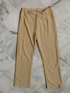 Classic Tan Straight Leg Pants