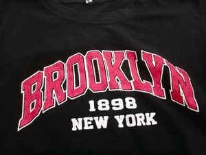Black Brooklyn Crop Top