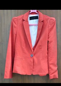 ZARA Coral Blazer