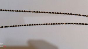 New Black Stones-Studded Mangalsutra