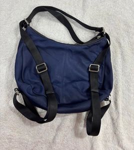Mandarina Duck Navy Nylon Crossbody Bag