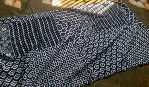 BLACK TASSELS DUPATTA 🩵