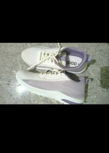 Women's Lavender &amp; White Sneakers