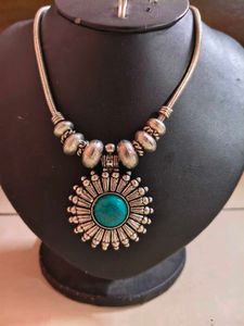 Bohemian Silver &amp; Turquoise Jewelry Set