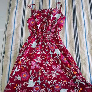 Floral Print Mini Dress