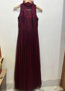 Embellished Fit &amp; Full Flare Gown ( Dress )