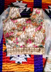 Floral Print Lehenga Choli Set