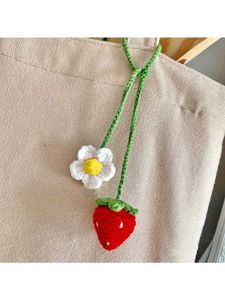 Handmade Crochet Fruit &amp; Flower Bookmarks(1p)
