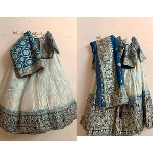 combo of 2 banarsi lehengas