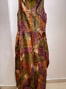 Artistic handpainted Ethnic slit front kurta