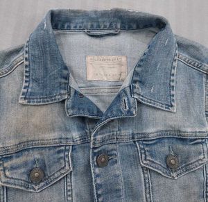 All Saints Faded Denim Jacket
