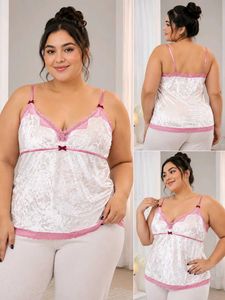 Vintage Style Cream Lace Trim Cami y2k