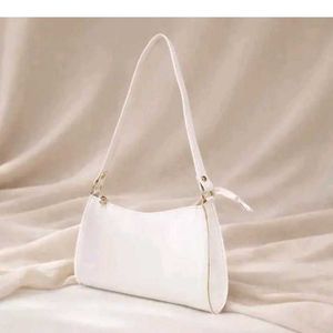Chic White Shoulder Bag