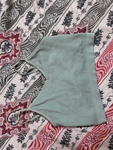 Sage Green Ribbed Tank