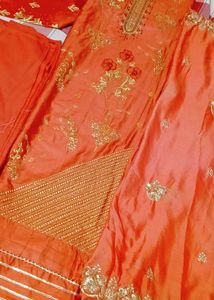 Beautiful Unstitched Cotton Dress Material
