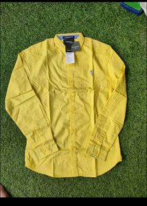 Bossini Yellow Casual Shirt