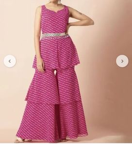 INDYA : Pink Ethnic Kurta Set