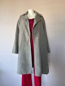 UNISEX Grey Wool Blend Coat FIXED PRICE ✅