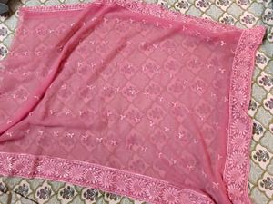 Mauve embroidered Kurta churidar and dupatta
