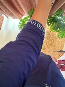Elegant Blue Embroidered Kurta