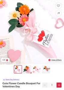 IGP candle Flower Bouquet Gift