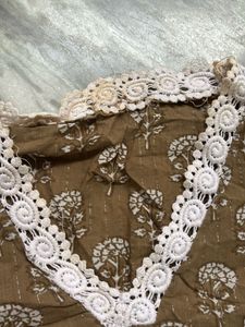 Printed Brown Cotton tunic