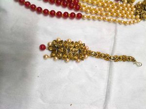 Stunning Red Kunda  Jewellery Set