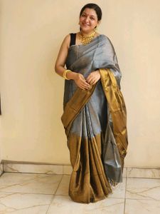 Premium Tissue Saree – Soft, Shimmering &amp; Elegant
