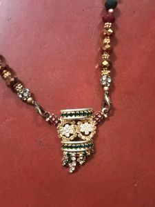 Beaded Necklace with Pendant