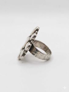 Floral Opal &amp; Diamond Ring