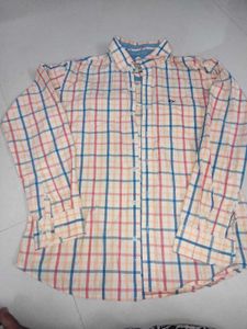 Large Size Checked Casual Long Sleeve Shirt