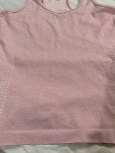 Pink Racerback Athletic Tank Top