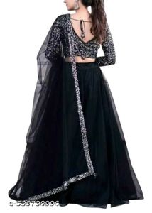 Elegant Black Lehenga
