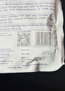 Sanfe Charcoal Detan Wax