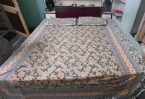 Floral Print cotton Bedsheet Set