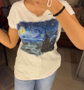 Starry Night Graphic T-Shirt