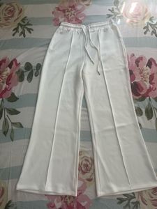 White Flared Lounge Pants