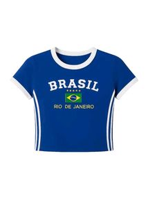 Blue Rio de Janeiro Brazil Graphic Tee