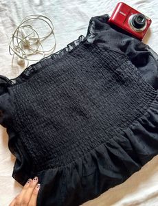 Gothic Smocked Maxi Dress