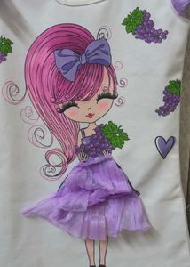 Cute Girl's Graphic Dress